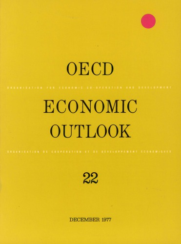 OECD economic outlook. 22.
