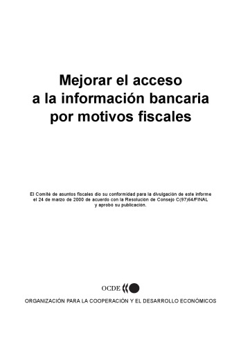 Mejorar el acceso a la información bancaria por motivos fiscales
