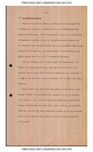 The Collection and Evaluation of Intelligence for the German Air Force High Command. Part 2