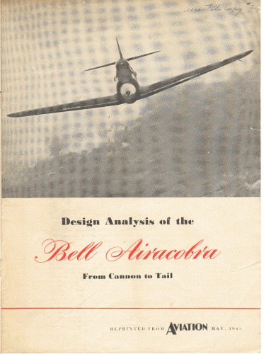 Design Analysis of the Bell Airacobra from Cannon to Tail