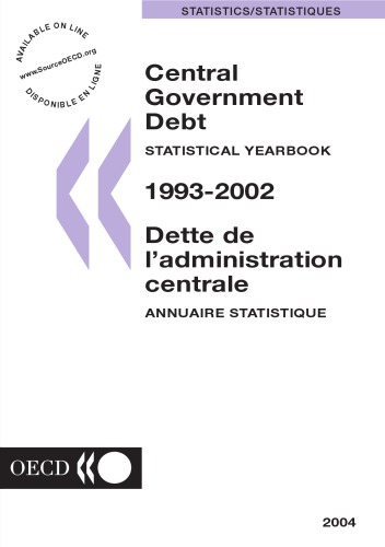 Central government debt : statistical yearbook 1993-2002, 2004 edition.