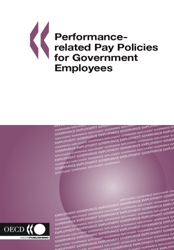 Performance-related pay policies for government employees