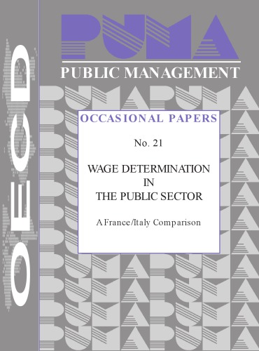 Wage determination in the public sector: a France