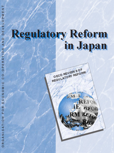 Regulatory reform in Japan.