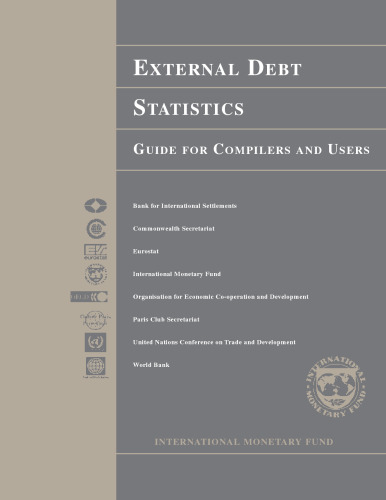 External debt statistics : guide for compilers and users