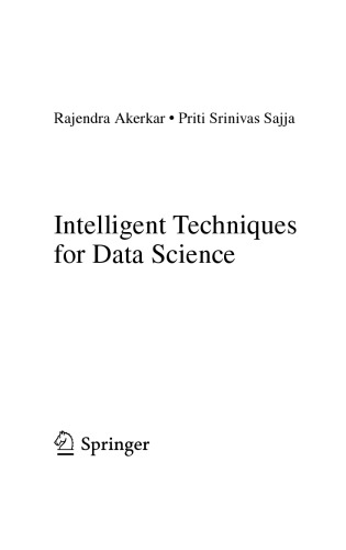 Intelligent Techniques for Data Science