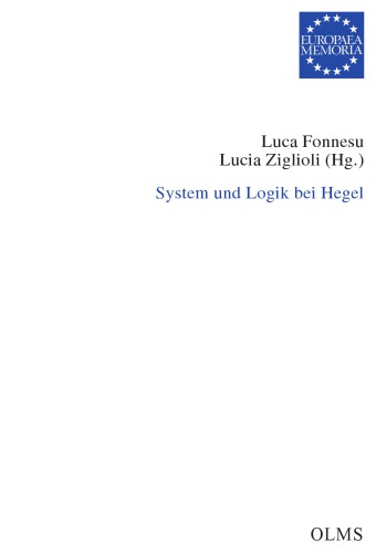 System und Logik bei Hegel
