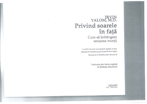 Privind soarele în față