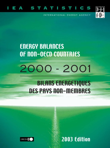 Energy Balances of Non-OECD Countries 2000-2001