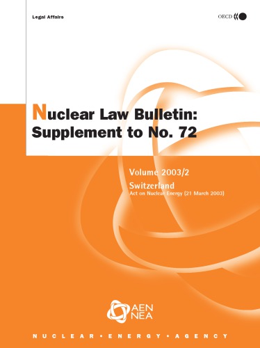 Switzerland Act on Nuclear Energy (21 March 2003)