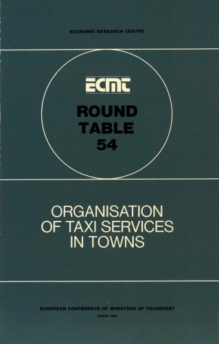 Organisation of taxi services in towns.