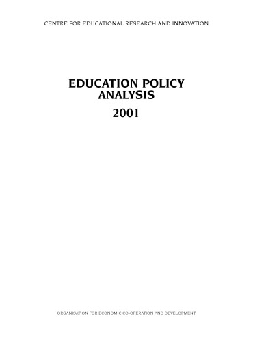 Education policy analysis : 2001