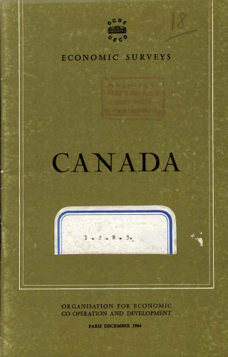OECD Economic Surveys : Canada 1964.