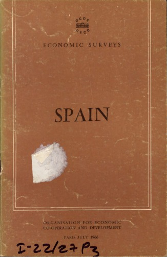 OECD Economic Surveys : Spain 1966.