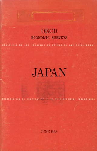 OECD Economic Surveys : Japan 1968.
