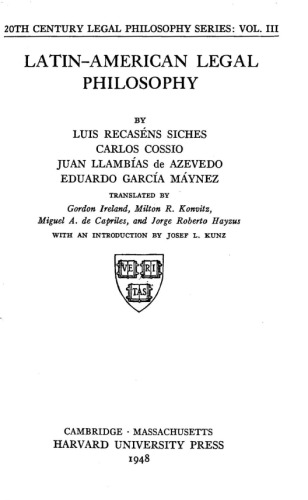 Latin-American Legal Philosophy