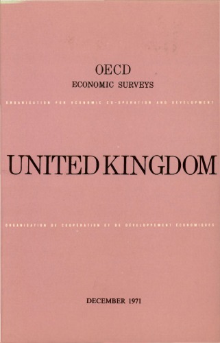 OECD Economic Surveys : United Kingdom 1971.