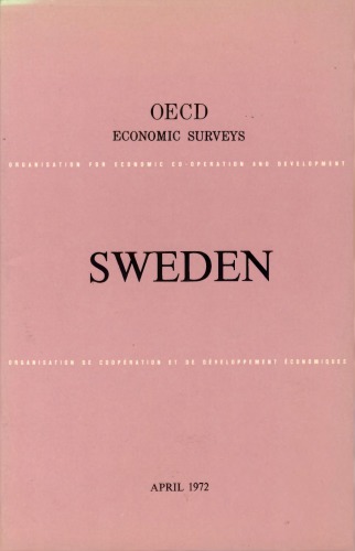 OECD Economic Surveys : Sweden 1972.