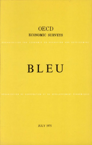 OECD Economic Surveys : Belgium 1975.
