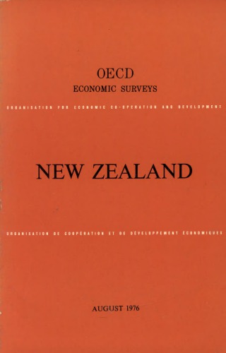 OECD Economic Surveys : New Zealand 1976.