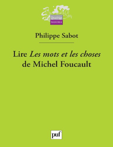 Lire Le Mots et les choses de Michel Foucault