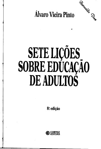 Sete Lições sobre a Educação de Adultos