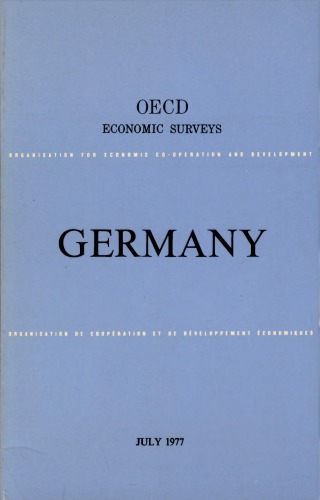 OECD Economic Surveys : Germany 1977.