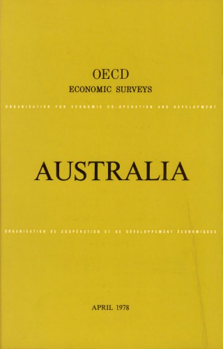 OECD Economic Surveys : Australia 1978.