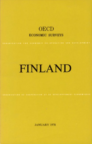 OECD Economic Surveys : Finland 1978.