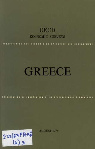 OECD Economic Surveys : Greece 1979.