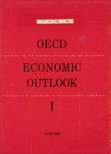 OECD economic outlook. 1.
