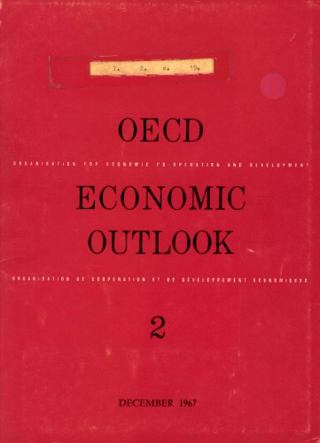 OECD economic outlook. 2.