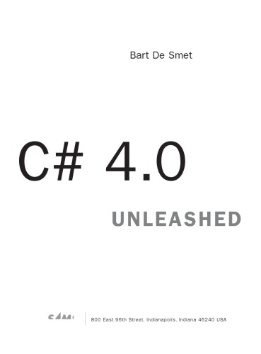 C# 4.0 Unleashed
