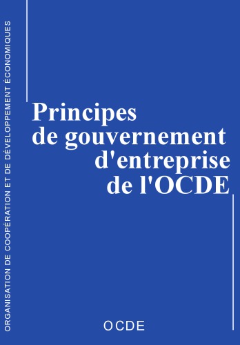 OECD principles of corporate governance 2004.