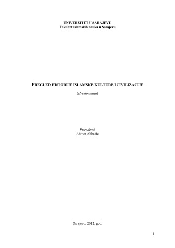 Pregled historije islamske kulture i civilizacije