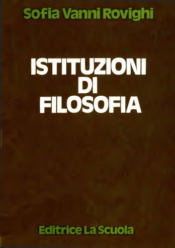 Istituzioni di filosofia