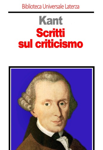 Scritti sul criticismo
