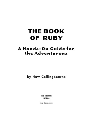 The Book of Ruby