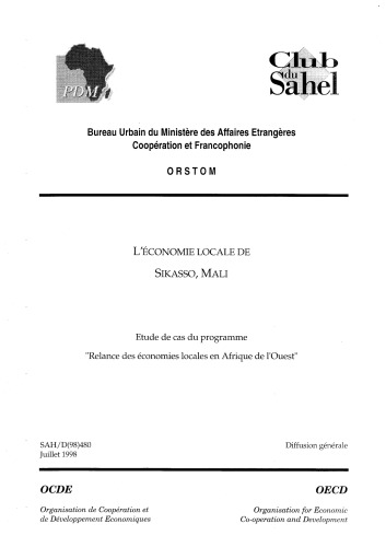 Écoloc - Gérer l’économie localement en Afrique - Evaluation et prospective / Etudes L’économie locale de Sikasso, Mali - Résumé.