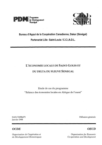 L’économie locale de Saint Louis et du delta du fleuve Sénégal