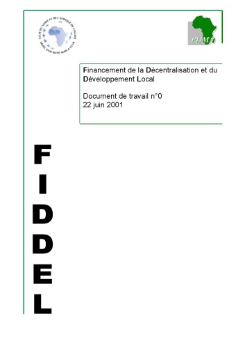 Écoloc - Gérer l’économie localement en Afrique - Evaluation et prospective / Suites Financement de la décentralisation et du développement local.