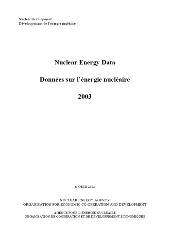 Nuclear Energy Data 2003.