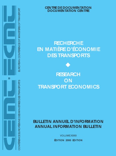 Research on Transport Economics