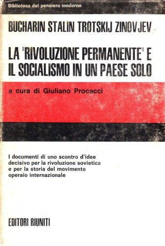 La rivoluzione permanente e il socialismo