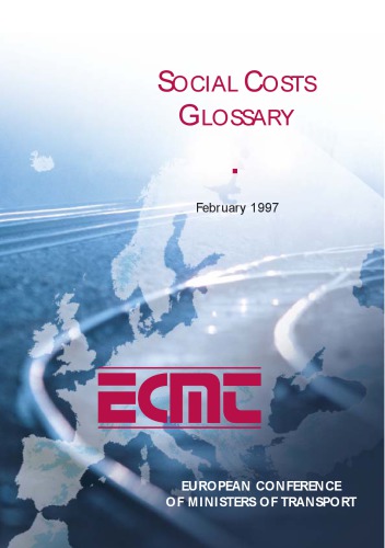 Social costs glossary