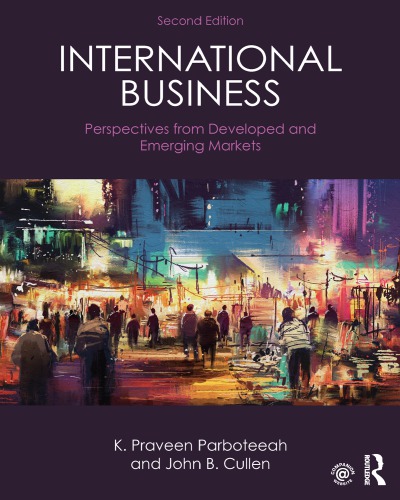 International Business: Perspectives from Developed and Emerging Markets