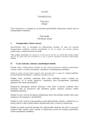 Guidelines for consumer protection in the context of electronic commerce = Lignes directrices régissant la protection des consommateurs dans le contexte du commerce électronique.