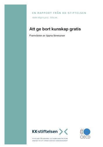 Giving knowledge for free : the emergence of open educational resources