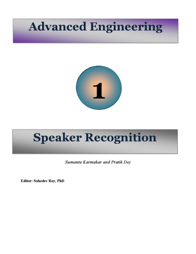 Speaker Recognition [Ch. 1 ONLY]