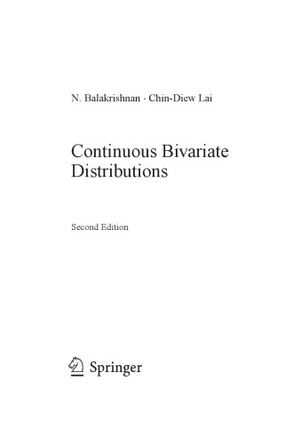 Continuous Bivariate Distributions